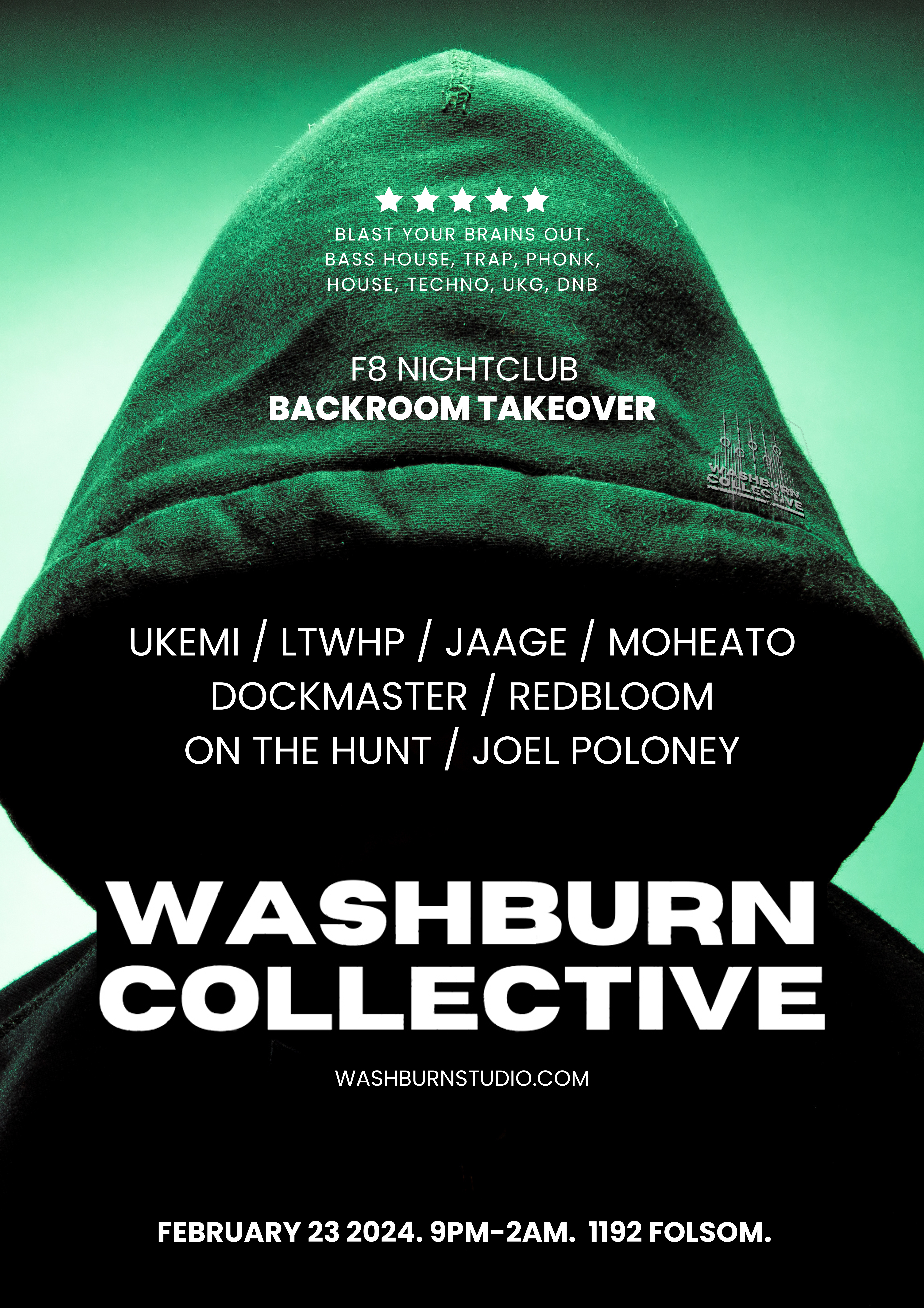Washburn @ F8 Back Room