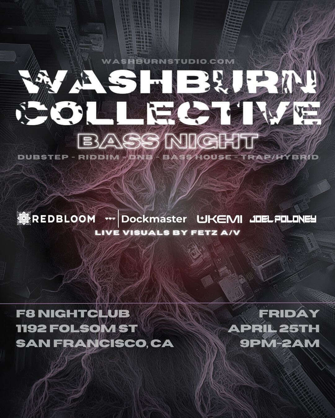 Washburn Bass Night @ F8