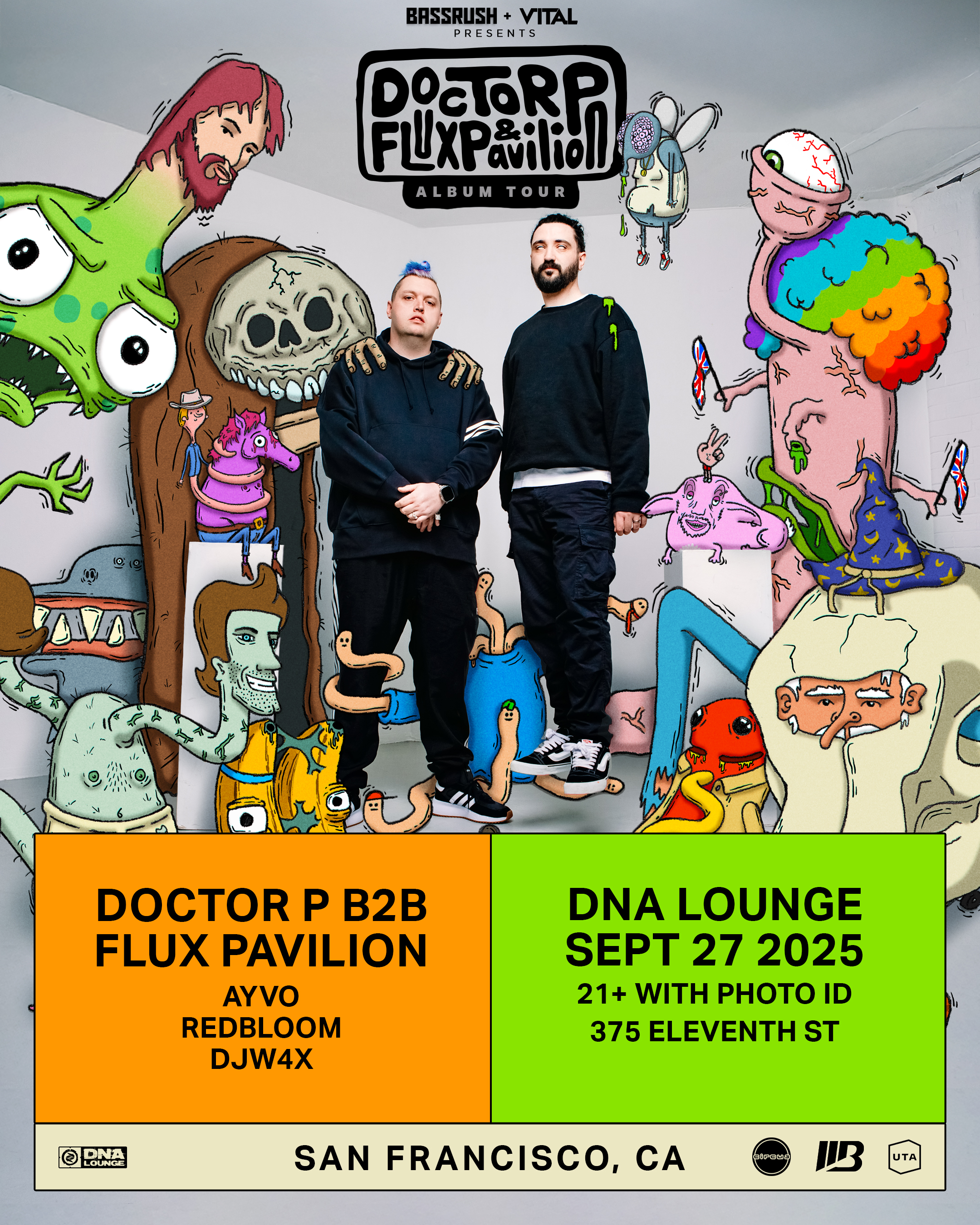 Bassrush & Vital Preset: Doctor P & Flux Pavilion Album Tour